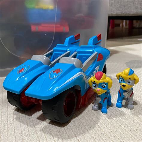 Paw Patrol Mighty Twins Power Split Vehicle Hobbies And Toys Toys