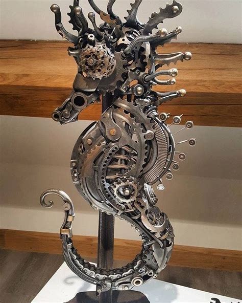 Pin By Deb Brown On Steampunk Metal Art Steampunk Artwork Metal Art