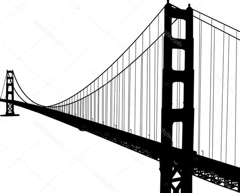 Golden Gate Bridge Vector At Getdrawings Free Download