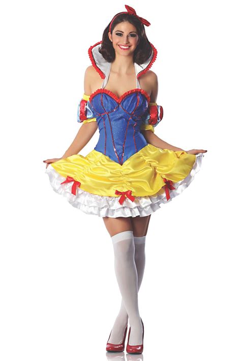 Snow White Princess Sexy Womens Adult Dress Costume Halloween Sm