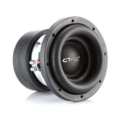 Ct Sounds Meso 8 D4 1600 Watts Max 8 Inch Car Subwoofer Dual 4 Ohm 8