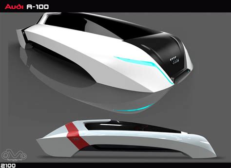 Futuristic Audi A 100 Car Concept Proposal For The Year Of