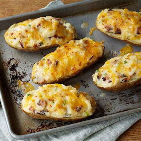 Brown on both sides, then. Twice-Baked Potatoes | Recipe | Food network recipes ...