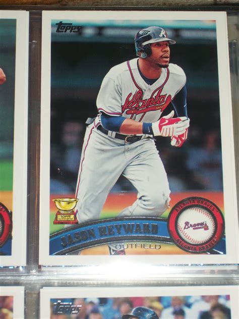 The value of baseball cards as with any other collectible is dictated by supply, and demand. Jason Heyward 2011 Topps Baseball Card- Topps ALL-STAR ROOKIE