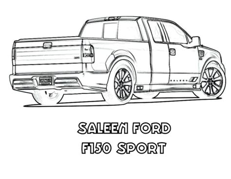 Printable ford raptor coloring pages. Ford Utes Coloring Pages | Truck coloring pages, Coloring ...