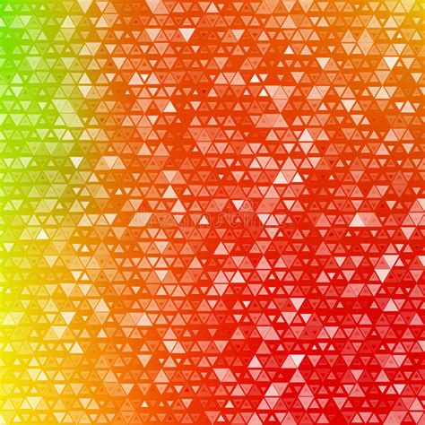 Colored Triangle Mosaic Background Stock Illustration Illustration Of