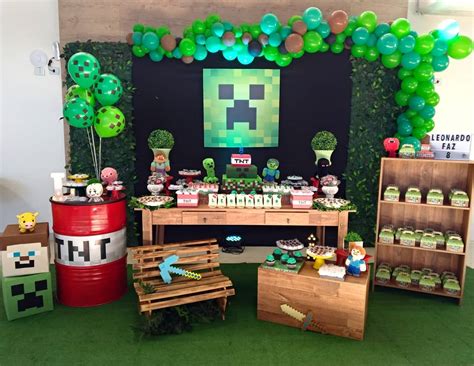 Festa Minecraft 60 Ideias E Como Montar Uma Festa Criativa