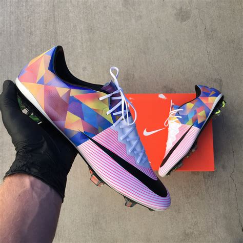 Custom Nike Mercurial Soccer Cleats Hand Painted B Street Shoes