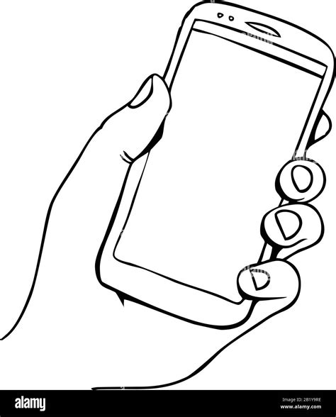 Mobile Clipart Black And White