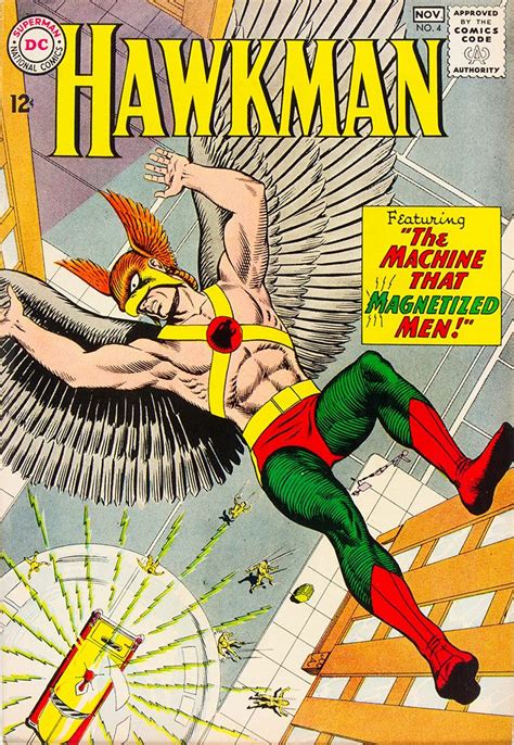 Hawkman Superhero Poster Vintage Comic Art — Museum Outlets Comic