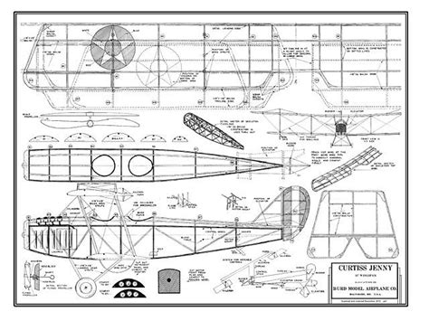 Curtiss Jenny Plan Thumbnail Image How To Plan Model Airplanes