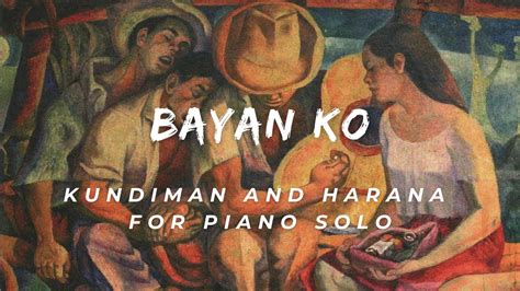 Constancio De Guzman Bayan Ko My Country Piano Solo Youtube