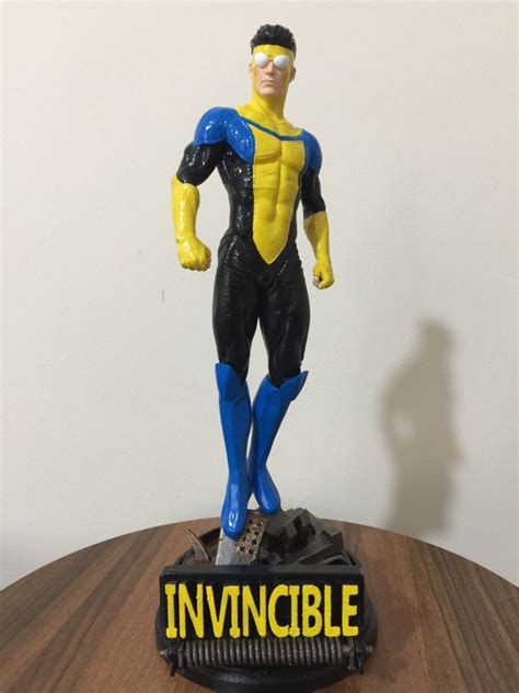 Invincible Mark Grayson Figure Invincible Statue Invincible Etsy