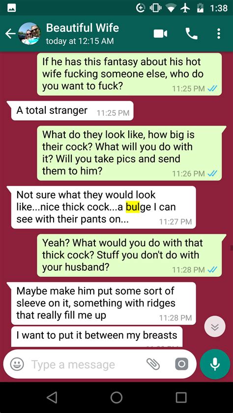 hotwife texts part 2 we started roll playing as if i was not her husband tumblr pics