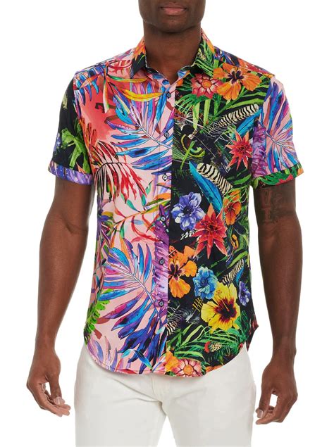 Robert Graham Bleak Horizon Short Sleeve Button Down Shirt At The