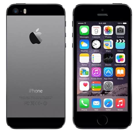 Apple Iphone 5s 16gb Unlocked Black Refurbished As New Condition