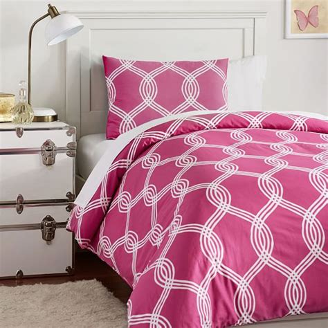 Infinity Stripe Deluxe Duvet Set Dorm Bundle Pottery Barn Teen