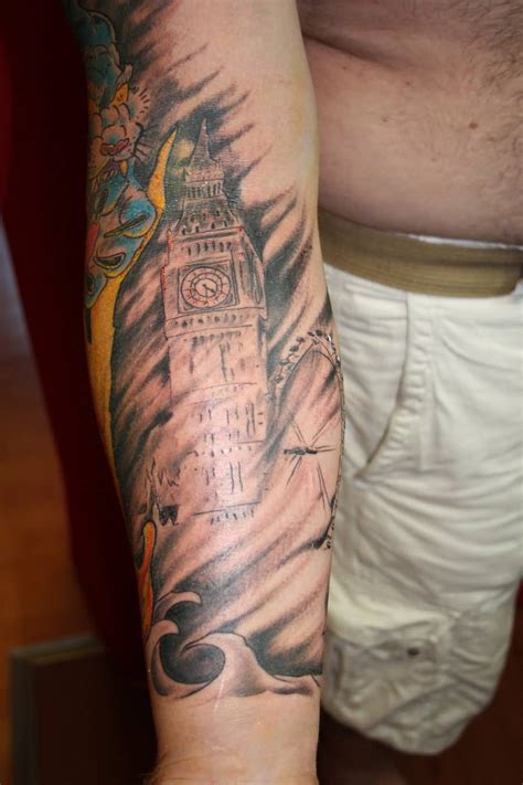 Big Ben Tattoo On Guy Right Forearm By Simply Tattoo