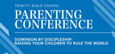 Parenting Conference 2018 Trinity Bible Chapel