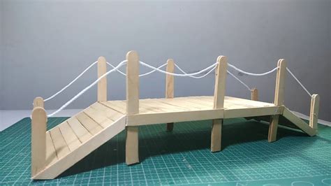 Membuat Jembatan Dari Stik Es Krim Miniature Bridge Of Ice Cream Sticks Youtube