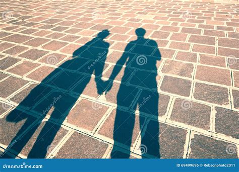 Shadows Couple Love Holding Hands Stock Photos Download 158 Royalty