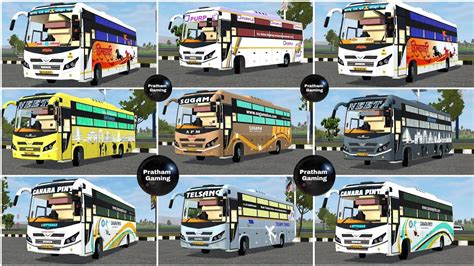 Veera V7 Bus Mod Skin Pack AC Sleeper Bus Mod Livery S YouTube