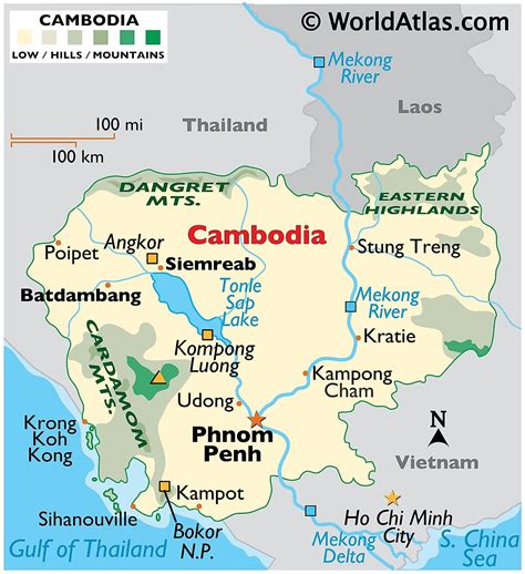Cambodia In The Map Trudy Ingaberg