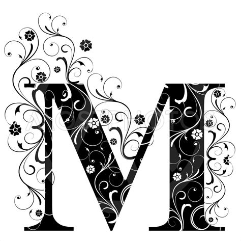 Letter Capital M Fancy Letters Alphabet Art Fancy Letter M