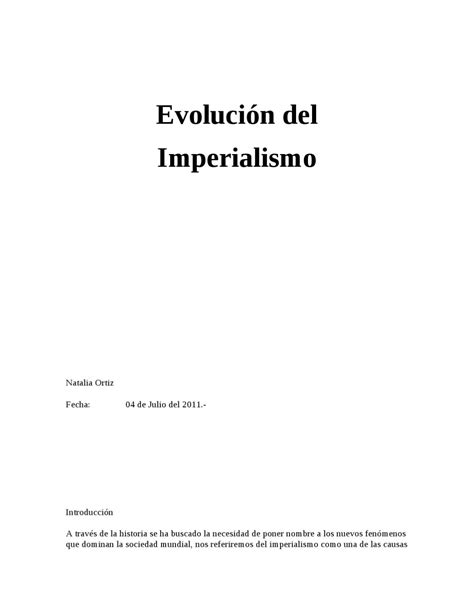 Imperialismo By Nathalie Rowets Issuu