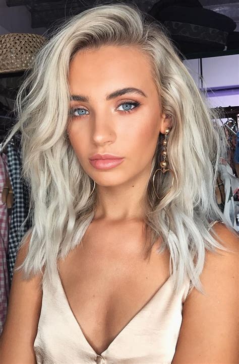 pinterest deborahpraha ♥️ platinum blonde hair color tintes de pelo coloración de cabello