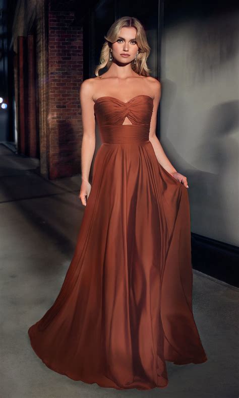 Long Strapless Sweetheart A Line Prom Dress Promgirl