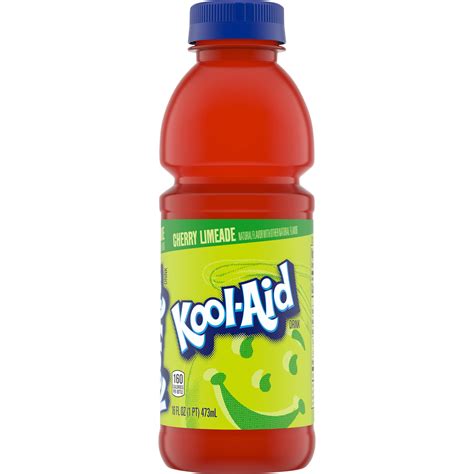 Kool Aid Cherry Limeade Ready To Drink Soft Drink 16 Fl Oz Bottle