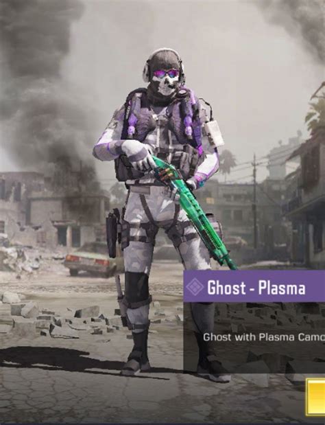 Ghost Plasma Cod Mobile Character Skin In 2020 Call Of Duty Zombies