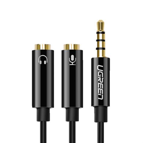 Ugreen 30620 Headphone Splitter Cable With Mic Black Price In Pakistan