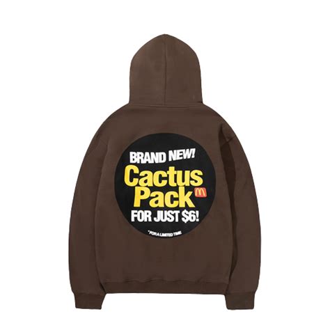 Travis Scott X Mcdonalds Cactus Pack Sticker Hoodie Travis Scott Merch