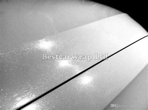 2021 Glossy Metallic White Vinyl Wrap Car Wrap Film With Air Release