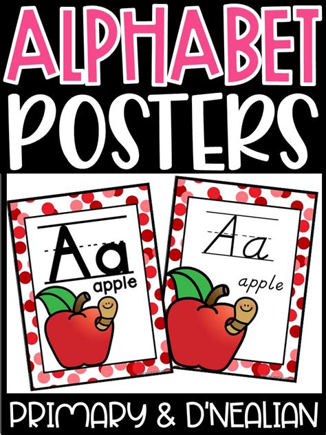 Alphabet Posters Confetti Décor Carolyns Creative Classroom