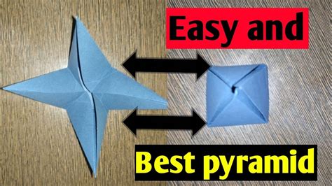 How to make paper flowers easy without glue. How To Make Paper Pyramid (Very Easy)| DIY Crafts| Without ...