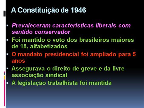 História não é chata Aula Período Democrático no Brasil 1945 1964