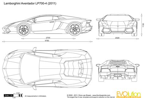 Use images for design of car, wrapping. Automotive Blueprints | Cartype