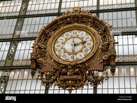 The Musee Dorsay In Paris Was Once A Train Station And Has Many Large