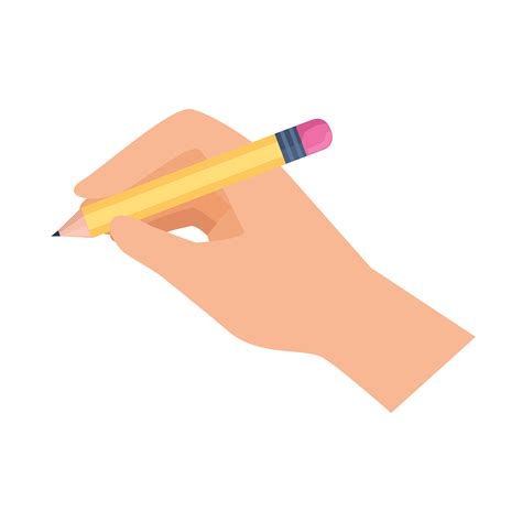 Hand Writing With Pencil 5259983 Vector Art At Vecteezy
