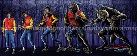 Michael Jackson The Transformation Thriller Werewolf Etsy Australia