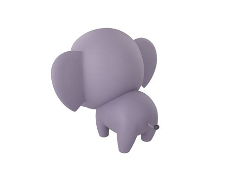 Character Elephant D Model Cgtrader