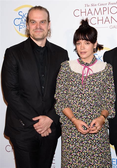 Lily Allen Makes Red Carpet Debut With New Partner David Harbour
