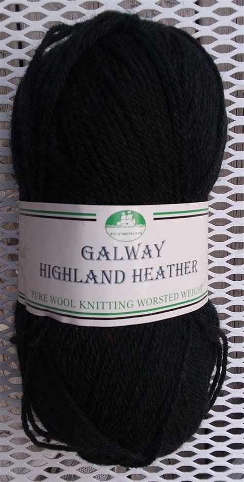 Galway Worsted Skein Forest Green Heather 100 Pure Wool Yarn Etsy