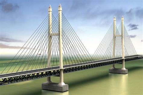 Steel Structure Cable Stay Bridges Compact Cantilever Truss Bridge