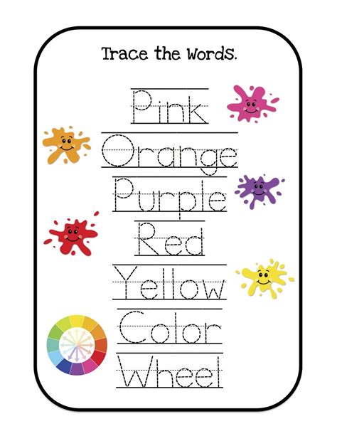 Free Printable Colors Worksheets For Preschool