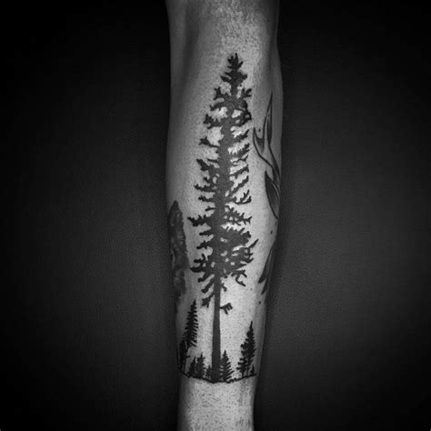 Top 75 Best Tree Silhouette Tattoo Ideas 2021 Inspiration Guide