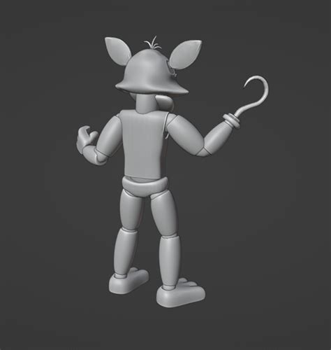 Stl File Unwithered Foxy・3d Printing Model To Download・cults